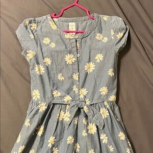 Carter’s Girls' Floral Chambray Dress